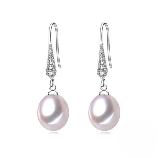 Twilight Gleam Pearl Earrings