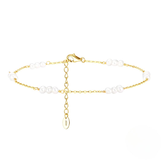 Pearl Beach Charm Anklet