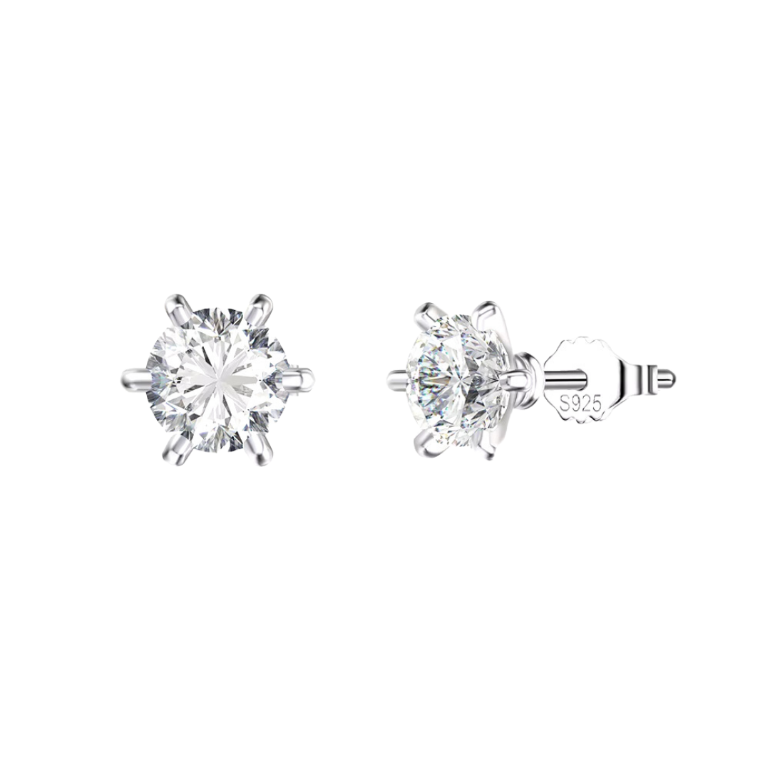 Rhodium Plated Pure Luxe Earrings