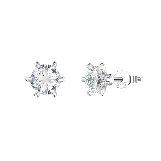 Rhodium Plated Pure Luxe Earrings