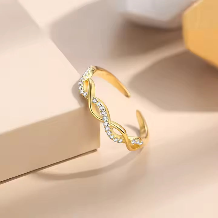 18k Gold Plated Infinite Grace Ring