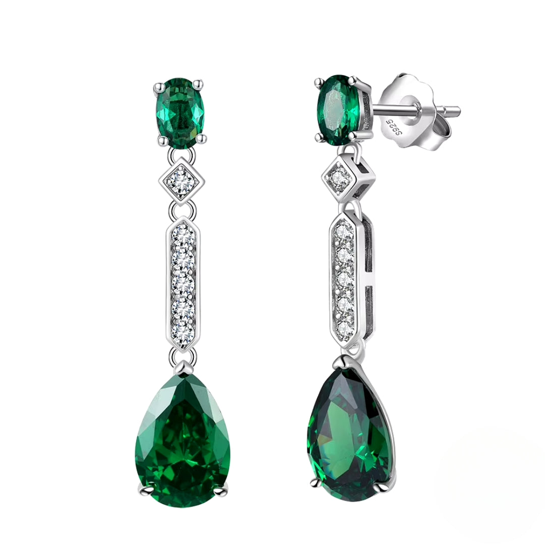 Green Horizon Earrings