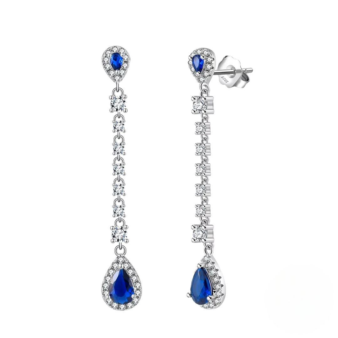 Ethereal Sapphire Earrings